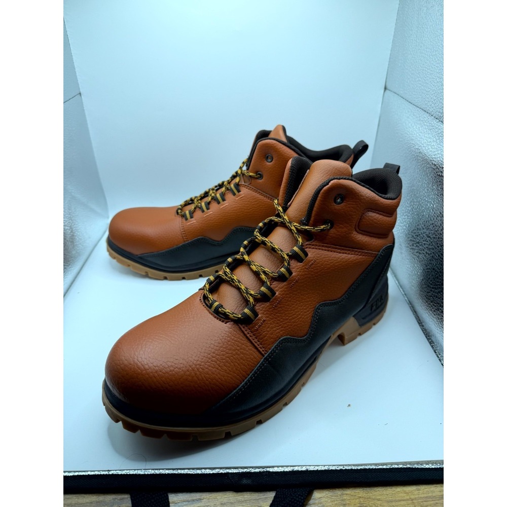 Fila Derail Trail 1HM01375-200 Mens 12 Brown Black Ankle Outdoor Hiking Boots